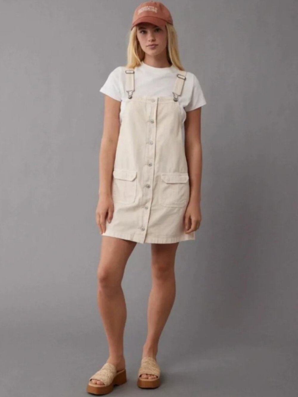 American Eagle Women's Overalls Dress